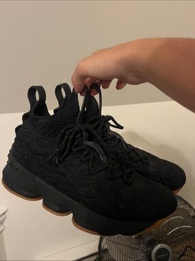 Boys Kids Black Athletic Sneakers